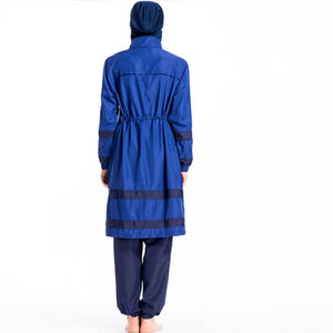 Women Modern Muslim Swimwear Full Hooded Burkinis Sun Protection