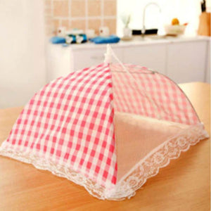 33CM Food Cover Grid Food Table Dish Cover Barbecue Picnic Folded Kitchenware Cooking Meal Mesh Food Covers