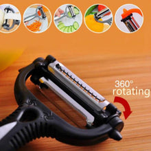 Load image into Gallery viewer, Multifunctional 360 Degree Rotary Vegetable Peeler Cabbage Grater Potato Slicer Cutter Fruit Knife Kitchen Gadget