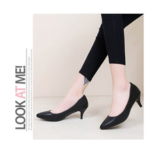 Load image into Gallery viewer, YAFUKANO Women Comfort Sexy Shoes Black High Heels Office Formal Wear Shoes
