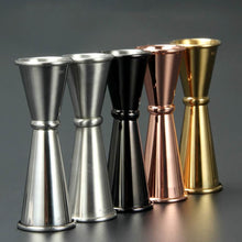Load image into Gallery viewer, 304 Stainless Steel Copper Gold Double Jigger Japanese Design Cocktail Measuring Cup