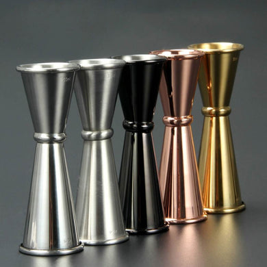 304 Stainless Steel Copper Gold Double Jigger Japanese Design Cocktail Measuring Cup