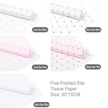 Load image into Gallery viewer, REM 28pcs 50cm*70cm Dot Print Tissue Papers Flower Wrapping Papers Gift Packaging Craft Paper