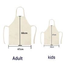 Load image into Gallery viewer, 1 Pc Cotton Linen BullDog Dog Print Kitchen Aprons Unisex Dinner Party Cooking Cleaning Apron