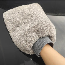 Load image into Gallery viewer, New Soft Glove High Density Wash Cloth Ultra Super Absorbent Microfiber Car Sponge Plush Glove