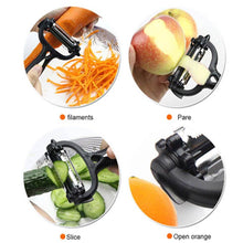 Load image into Gallery viewer, Multifunctional 360 Degree Rotary Vegetable Peeler Cabbage Grater Potato Slicer Cutter Fruit Knife Kitchen Gadget