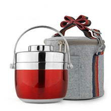 Load image into Gallery viewer, WORTHBUY Japanese Thermal Stainless Steel For Lunch Box Picnic Portable Bento Box