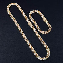 Load image into Gallery viewer,  8mm Miami Cuban Link Wedding Dinner Bracelet Bling Charm Men&#39;s Hip Hop Chain Women Jewelry
