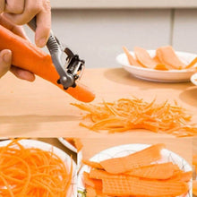 Load image into Gallery viewer, Multifunctional 360 Degree Rotary Vegetable Peeler Cabbage Grater Potato Slicer Cutter Fruit Knife Kitchen Gadget