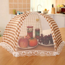 Load image into Gallery viewer, 33CM Food Cover Grid Food Table Dish Cover Barbecue Picnic Folded Kitchenware Cooking Meal Mesh Food Covers