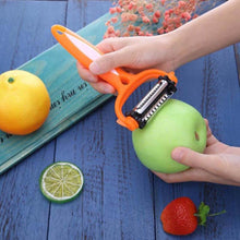 Load image into Gallery viewer, Multifunctional 360 Degree Rotary Vegetable Peeler Cabbage Grater Potato Slicer Cutter Fruit Knife Kitchen Gadget