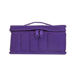 17 Bottle 15ml Portable Essential Oil Storage Bag Carrying Holder Case Travel Nail Polish Organizer Storage Box Container Casket