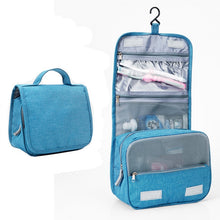 Load image into Gallery viewer, HHYUKIMI Travel Cosmetics Storage Bag Women Waterproof Oxford Makeup Bags Bathroom Organizer Of Portable Bath Hook Toiletry Bags