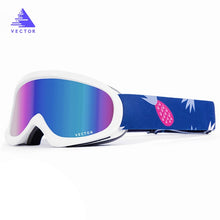 Load image into Gallery viewer, VECTOR Brand Ski Goggles Kids Double Lens UV400 Anti-fog Ski Snow Child Skiing Glasses  Winter Girls Boys Eyewear