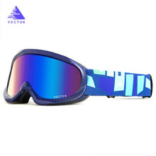 Load image into Gallery viewer, VECTOR Brand Ski Goggles Kids Double Lens UV400 Anti-fog Ski Snow Child Skiing Glasses  Winter Girls Boys Eyewear