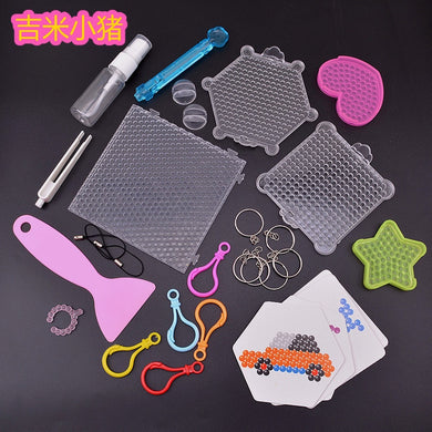 DIY Children Toys Pegboard Water Beads Tool Set Jigsaw Puzzle Educational Gift Box