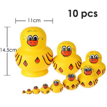 Load image into Gallery viewer, 27 Styles Boys Girls Wooden Matryoshka Dolls Toys Russian Nesting Dolls Best Wishes Kids Christmas New Year Gift Handmade Crafts