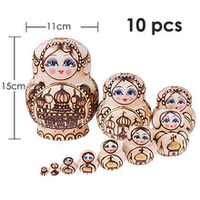 Load image into Gallery viewer, 27 Styles Boys Girls Wooden Matryoshka Dolls Toys Russian Nesting Dolls Best Wishes Kids Christmas New Year Gift Handmade Crafts