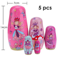 Load image into Gallery viewer, 27 Styles Boys Girls Wooden Matryoshka Dolls Toys Russian Nesting Dolls Best Wishes Kids Christmas New Year Gift Handmade Crafts