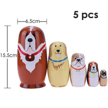 Load image into Gallery viewer, 27 Styles Boys Girls Wooden Matryoshka Dolls Toys Russian Nesting Dolls Best Wishes Kids Christmas New Year Gift Handmade Crafts