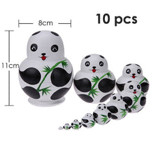 Load image into Gallery viewer, 27 Styles Boys Girls Wooden Matryoshka Dolls Toys Russian Nesting Dolls Best Wishes Kids Christmas New Year Gift Handmade Crafts