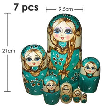 Load image into Gallery viewer, 27 Styles Boys Girls Wooden Matryoshka Dolls Toys Russian Nesting Dolls Best Wishes Kids Christmas New Year Gift Handmade Crafts