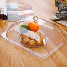 Load image into Gallery viewer, Highly Transparent Acrylic Food Cover PC Snack Display Cover Food Cube Top Quality Transparent Cake Cover