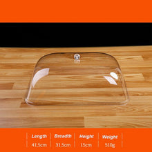 Load image into Gallery viewer, Highly Transparent Acrylic Food Cover PC Snack Display Cover Food Cube Top Quality Transparent Cake Cover