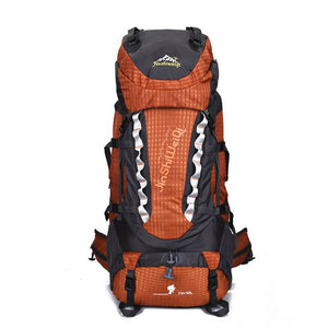80L Outdoor Camping Hiking Backpack Men Women Climbing Trekking Travel Bag Large Capacity Water Resistant Wearproof Rucksack
