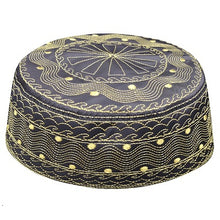 Load image into Gallery viewer, Arabe Allah Caps Men Hats Kippah African Clothes Head Wraps Arab Kippa Sombrero Pesca Turban Wrap Muslim Prayer Clothing Man