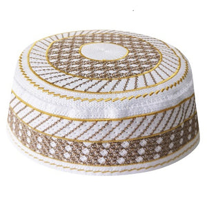 Arabe Allah Caps Men Hats Kippah African Clothes Head Wraps Arab Kippa Sombrero Pesca Turban Wrap Muslim Prayer Clothing Man