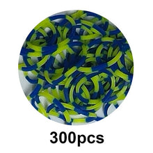 Load image into Gallery viewer, 300pcs Loom Rubber Bands DIY Toys For Kids Gift Lacing Bracelet Or Hair Rubber Bands Refill Make Woven Bracelets Girls Wholesale