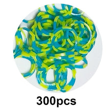 Load image into Gallery viewer, 300pcs Loom Rubber Bands DIY Toys For Kids Gift Lacing Bracelet Or Hair Rubber Bands Refill Make Woven Bracelets Girls Wholesale