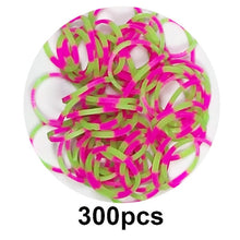 Load image into Gallery viewer, 300pcs Loom Rubber Bands DIY Toys For Kids Gift Lacing Bracelet Or Hair Rubber Bands Refill Make Woven Bracelets Girls Wholesale