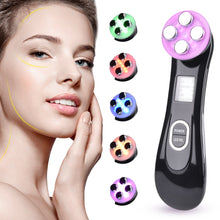 Load image into Gallery viewer, RF LED Face Beauty Massager Remove Wrinkle Skin Rejuvenation with Rechargeable Battery
