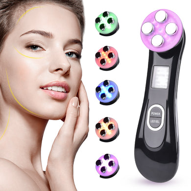 RF LED Face Beauty Massager Remove Wrinkle Skin Rejuvenation with Rechargeable Battery