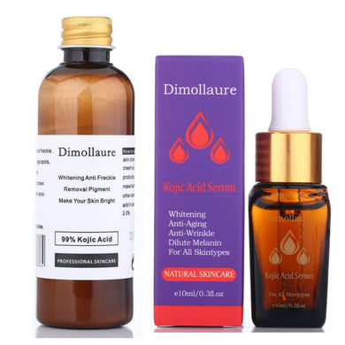 Dimollaure 30g Pure Kojic Acid Whitening Cream+Serum Wrinkle Freckle Melasma Removal