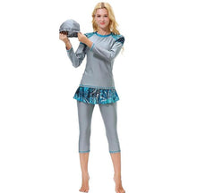 Load image into Gallery viewer, 3 PCS Islamic Bourkini Modest Bathing Suit Girls Muslim Swimwear Burkini Long Sleeve Swimsuit for Kids Maillot De Bain Hijab XXL