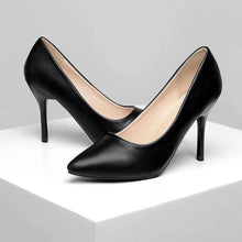 Load image into Gallery viewer, Professional Simple Comfort Black Work Shoes Leather Sexy