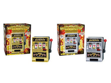 Load image into Gallery viewer, Las Vegas Style Tabletop Slot Machine Mechanical  Fruit Machine Money Box Coin Bank Casino Jackpot Slot Machine Piggy Bank model