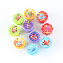 Load image into Gallery viewer, 10pcs/Set Children Toy Cartoon Animals Fruits Seal Rubber Stamp Scrapbooking