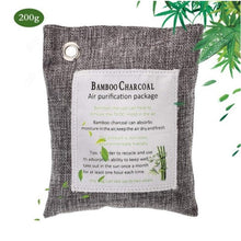 Load image into Gallery viewer, Natural Bamboo Charcoal Air Purifying Bags Activated Charcoal Odor Absorber Moisture Odor Eliminator for Car Closet Shoes