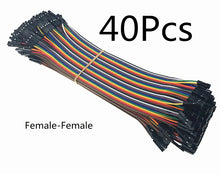 Load image into Gallery viewer, TTVXO 40/120pcs 40P Dupont Wire Cable 10CM (Male-Male/ Male-Female/ Female-Female)