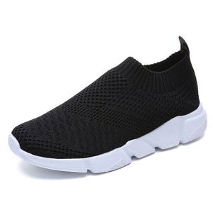 KUIDFAR Unisex Men Women Shoes New Fly-knit Sneakers Breathable Slip On Casual
