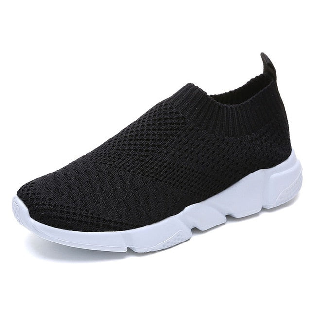 KUIDFAR Unisex Men Women Shoes New Fly-knit Sneakers Breathable Slip On Casual