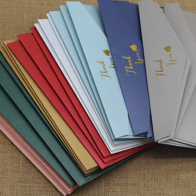 50pcs/lot High Quality #5 200GSM Paper Envelopes With Letter THANK YOU, FOR YOU Invitation Wedding Envelopes