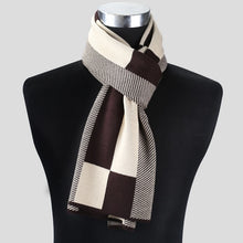 Load image into Gallery viewer, 2020 Casual Cool Winter Scarves Men Scarf Warm Neckercheif Business Plaid Kint Scarves Men Cotton Wraps Male Sjaal Foulard