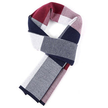 Load image into Gallery viewer, 2020 Casual Cool Winter Scarves Men Scarf Warm Neckercheif Business Plaid Kint Scarves Men Cotton Wraps Male Sjaal Foulard