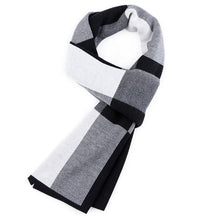 Load image into Gallery viewer, 2020 Casual Cool Winter Scarves Men Scarf Warm Neckercheif Business Plaid Kint Scarves Men Cotton Wraps Male Sjaal Foulard