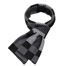 Load image into Gallery viewer, 2020 Casual Cool Winter Scarves Men Scarf Warm Neckercheif Business Plaid Kint Scarves Men Cotton Wraps Male Sjaal Foulard